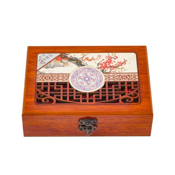 oak wooden coin and jewerly box2